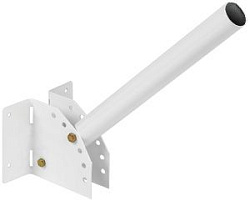 Кронштейн КР-4 D=48мм L=500мм настенный регулируемый угол белый IEK LDKU0D-CR-48-0500-33-K01