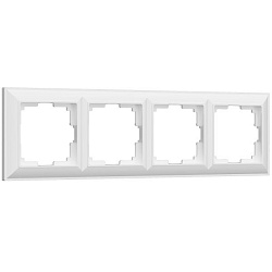 Рамка на 4 поста Fiore (белый) Werkel W0042201