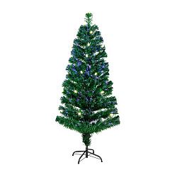 Новогодняя Ель с шишками 210 см фибро-оптика ТЕПЛЫЙ БЕЛЫЙ цвет 533-236