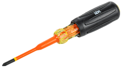 ARMA2L 5 Отвертка диэлектрическая SLIM PZ1х80 Т3 IEK A2L5-SC31-T3-PZ-10-080