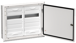 TITAN 5 Корпус металлический ЩРв-48 (2х24) 505х625х130мм IP31 белый (одна дверь) IEK TI5-50-V-2X024-31