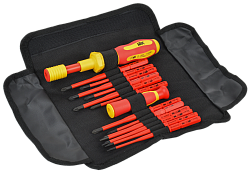 ARMA2L 5 Набор динамометрической отвертки со сменными жалами SLIM Т2 14шт IEK A2L5-NS50-T2-14