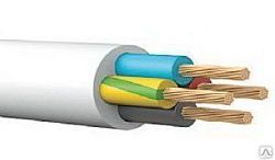 Провод ПВС-TS 3х6+1х6 бел (ПВС 4х6,0) (100м) Автопровод А00373