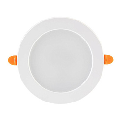 Панель светодиодная встраиваемая круглая 18Вт 230В 6500К 1440Лм 185мм белая IP20 LAMPER 606-1011