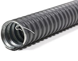 Металлорукав в ПВХ изоляции МРПИ НГ  18  (50 м/уп.) черный с протяжкой ГОФРОМАТИК (ЗЭТАРУС) zeta44404