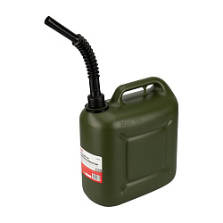 Канистра для ГСМ и технических жидкостей, вертикальная, 10л, пластиковая, усиленная REXANT 80-0205