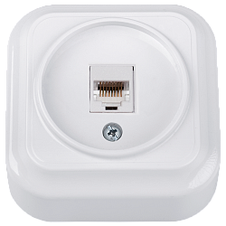 Розетка компьютерная открытой установки РК18-5111 9216BY