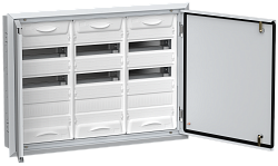 TITAN 5 Корпус металлический ЩРв-108 (3х36) 630х885х130мм IP31 белый (две двери) IEK TI5-50-V-3X036-31