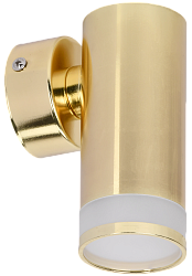 LIGHTING Светильник 4008 накладной настенный под лампу GU10 золото IEK LT-UBB0-4008-GU10-1-K22