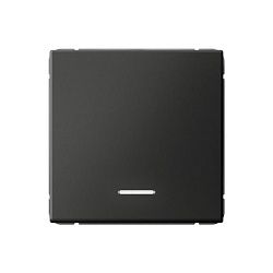 Выключатель 1-кл. ArtGallery (сх. 1а) 10AX с подсветкой механизм базальт SE GAL001413 1823044