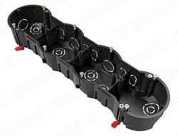 Коробка установочная 4-местная 283х70х45мм ГИПС (33 шт) GE40025