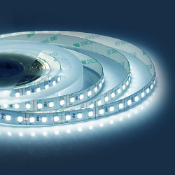 Светодиодная лента 12В, СТ, 14,4Вт/м, smd2835, 120д/м, IP20, 1400Лм/м, ширина подложки 10мм, 5м,  х/б 00-52