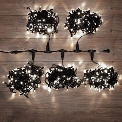 Гирлянда LED ClipLight 24V, 5 нитей по 20 метров, цвет диодов Белый, Flashing (Белый) 323-605