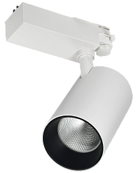 LIGHTING Светильник светодиодный трековый 302 PRO 50Вт 4000К трехфазный 36град белый (3шт/упак) IEK LDSK-0-304-50-4000-K01-3