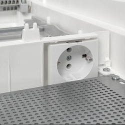 Модульная розетка 16 А для комбинированных щитов "Nova" EKF nv-socket