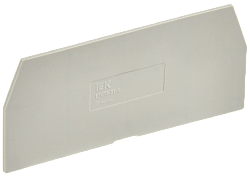 Заглушка для колодки клеммной CTS-DT 6мм2 серая IEK YCT15-04-K03-006-ZGL