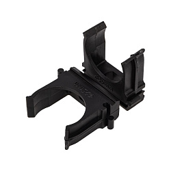 Крепеж-клипса для трубы ø25мм черная (10 шт/уп) REXANT 28-0125-5