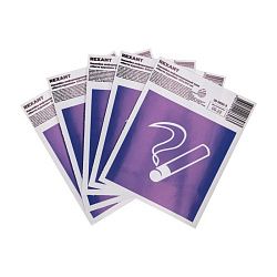 Наклейка информационный знак "Место курения" с хедером; 100х100 REXANT 56-0032-3