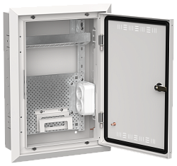 TITAN 5 Корпус мультимедиа ЩРв-24 (1х24) 505х365х130мм IP30 белый IEK TI5-51-V-024-30