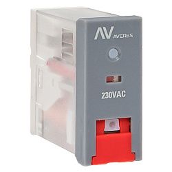 Реле промежуточное с кнопкой и мех. Индикацией RPAt 25/1 12A 230В AC EKF rpat-25-1-230AC