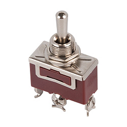 Тумблер 250V 15А (3c) (ON)-OFF-(ON) однополюсной  (KN-123)  REXANT 36-4152
