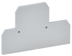 Заглушка для КВИ-4-2L двухуровневой 4мм2 серая IEK YZN30D-ZGL-004D-K03