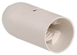 Патрон подвесной Ппл14-02-К02 пластик Е14 белый (50шт) (стикер на изделии) IEK EPP20-02-01-K01