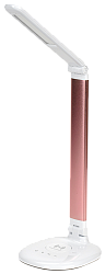 LIGHTING Светильник светодиодный настольный 2010 7Вт на подставке QI-заряд розовый IEK LDNL0-2010-1-QI-7-K14