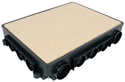 Коробка напольная под лючок C-Line 12 EKF cl-knl-12