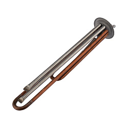 Нагревательный элемент для бойлера ТЭН RF64 2,0 кВт (0,7+1,3), фланец 64мм, медь,  клеммы под винт, L320мм, 220V + анод М4 REXANT 70-0336