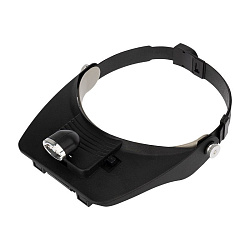 Бинокуляр монтажный, увеличение 1,2х/1,8х/2,5х/3,5х, с подсветкой 2LED REXANT 12-0402