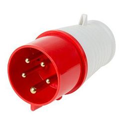 Вилка переносная 025 3Р+РЕ+N, 32А, 415В IP44 DEKRON 0908-0006
