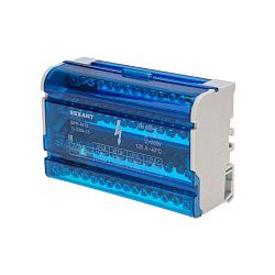 Шина на DIN-рейку в корпусе (кросс-модуль) 4х15 REXANT 11-2304-15