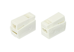 224-112 Клемма для осветительного оборудования  (1,0-2,5)X2/(0,5-2,5) мм², белая (100 шт./уп.) WAGO 07-5112