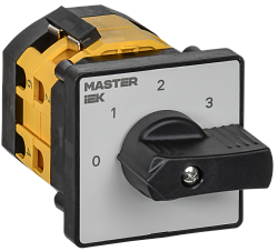 Переключатель кулачковый стандартная рукоятка 10А схема 108 IEK MI-CS10-010-108