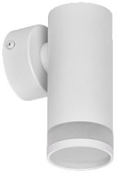 LIGHTING Светильник 4008 накладной настенный под лампу GU10 белый IEK LT-UBB0-4008-GU10-1-K01