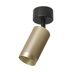 Накладной светильник WOLTA WSL-GU10/19SG-1 LUXOR под лампу GU10 Песочное золото D55x180 WSL-GU10/19SG-1