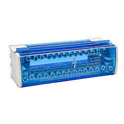 Шины на DIN-рейку в корпусе (кросс-модуль) 2х15 L+PEN AN0805-0002