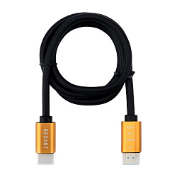 Кабель HDMI - HDMI 2.0, 1м, Gold REXANT 17-6102