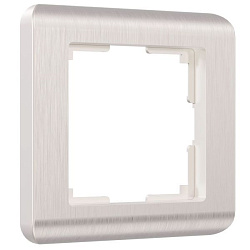 Рамка на 1 пост Stream (перламутровый) Werkel W0012113