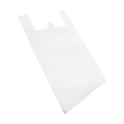 Пакет майка ПНД 30+15*55, 15мкм белая (100шт./уп) 61-0204-1