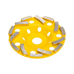 Чашка алмазная шлифовальная, Турбо-сегмент, 125х22,2мм KRANZ KR-90-0258