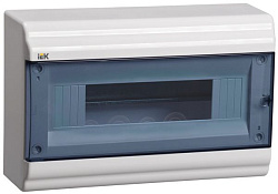 PRIME Корпус пластиковый ЩРН-П-12 модулей навесной белый IP41 IEK MKP82-N-12-41-10