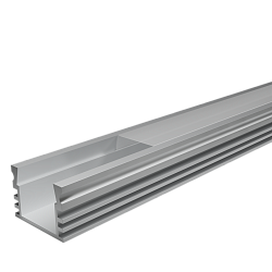 Профиль алюминиевый накладной WOLTA WAP-S-16/12/2000-A серый, 12х16х2000 мм готовый комплект WAP-S-16/12/2000-A