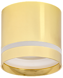 LIGHTING Светильник 4016 накладной потолочный под лампу GX53 золото IEK LT-UPB0-4016-GX53-1-K22