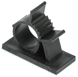 Клипса самоклеящаяся КС-15 черная (24шт) IEK UHP40-D15-K02