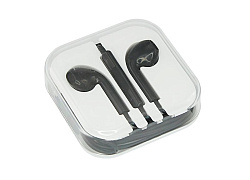 Наушники с микрофоном черные 18-1990