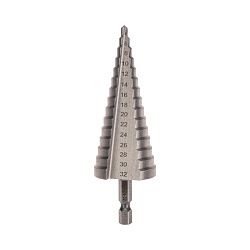 Сверло по металлу ступенчатое 4,0-32,0мм, 102мм, 62 HRC KRANZ KR-12-6603