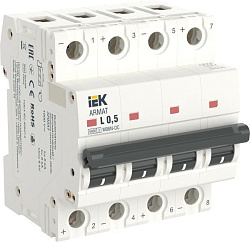 ARMAT Автоматический выключатель M06N-DC 4P K 20А IEK AR-M06N-4-K020DC