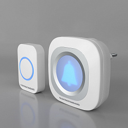 Звонок беспроводной 36M IP44 DBQ25M WL белый Elektrostandard a047175